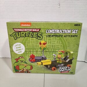 Teenage Mutant Ninja Turtles Construction Set Cheapskate W/ Ralph Raphael TMNT